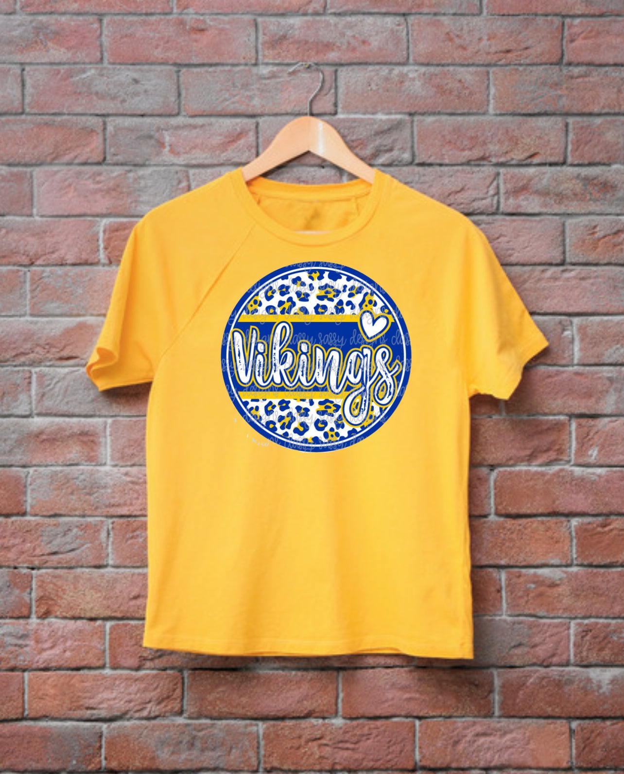Leopard Vikings Tee