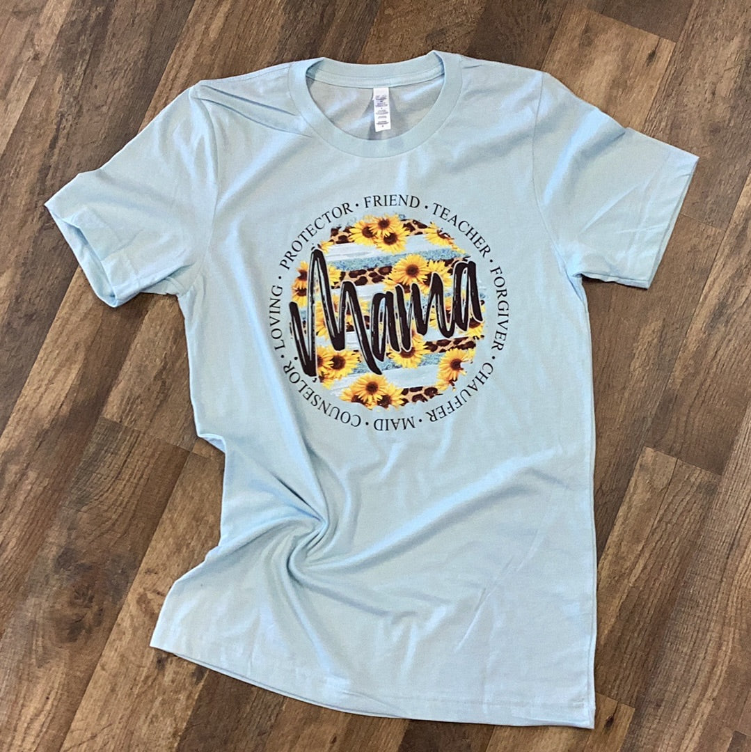 Sunflower Mama Tee