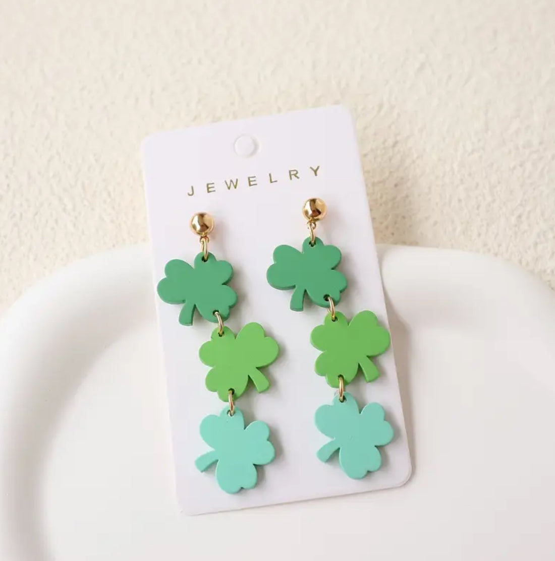 Clover Drop Earrings