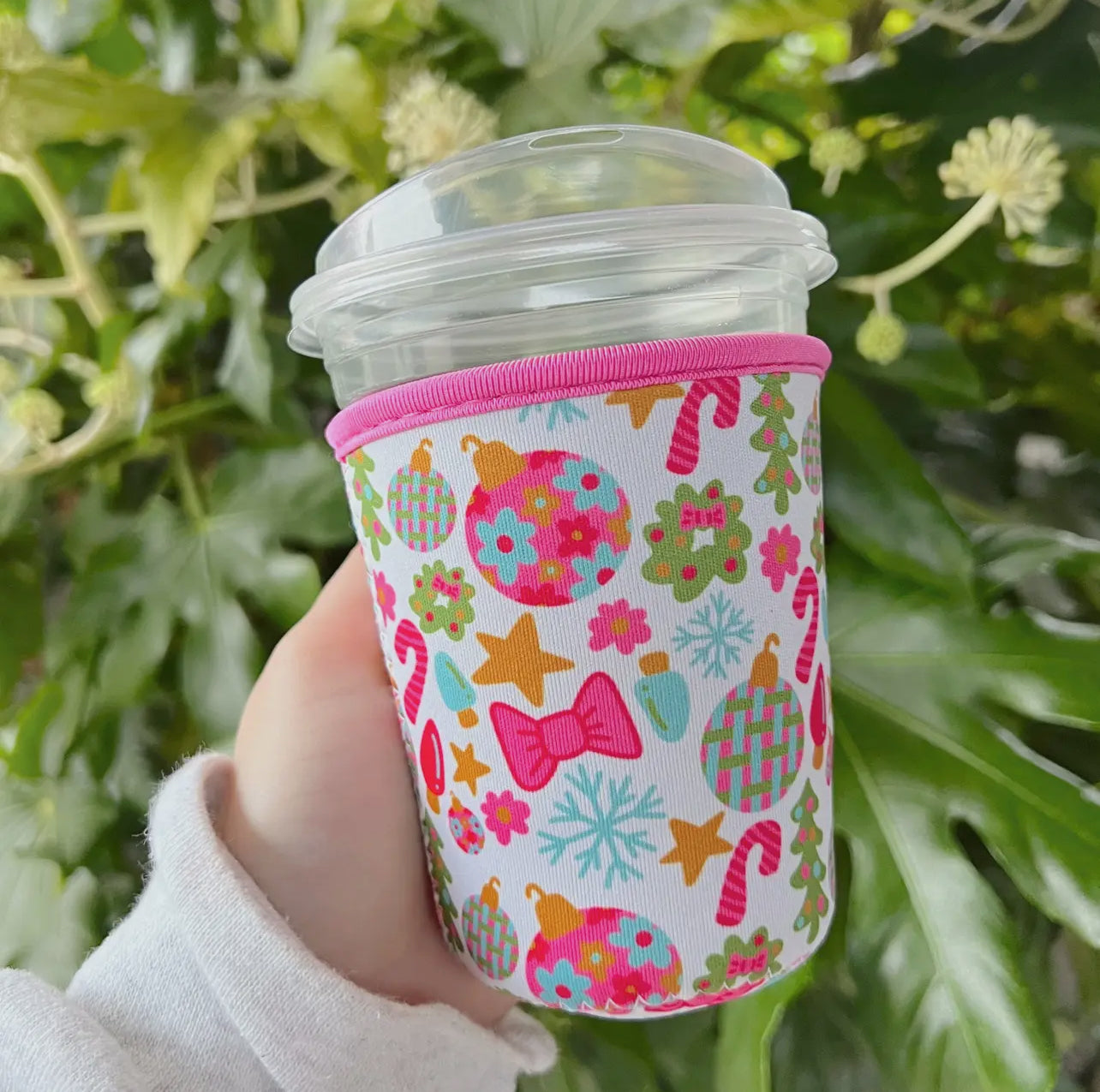 Christmas print coffee cover