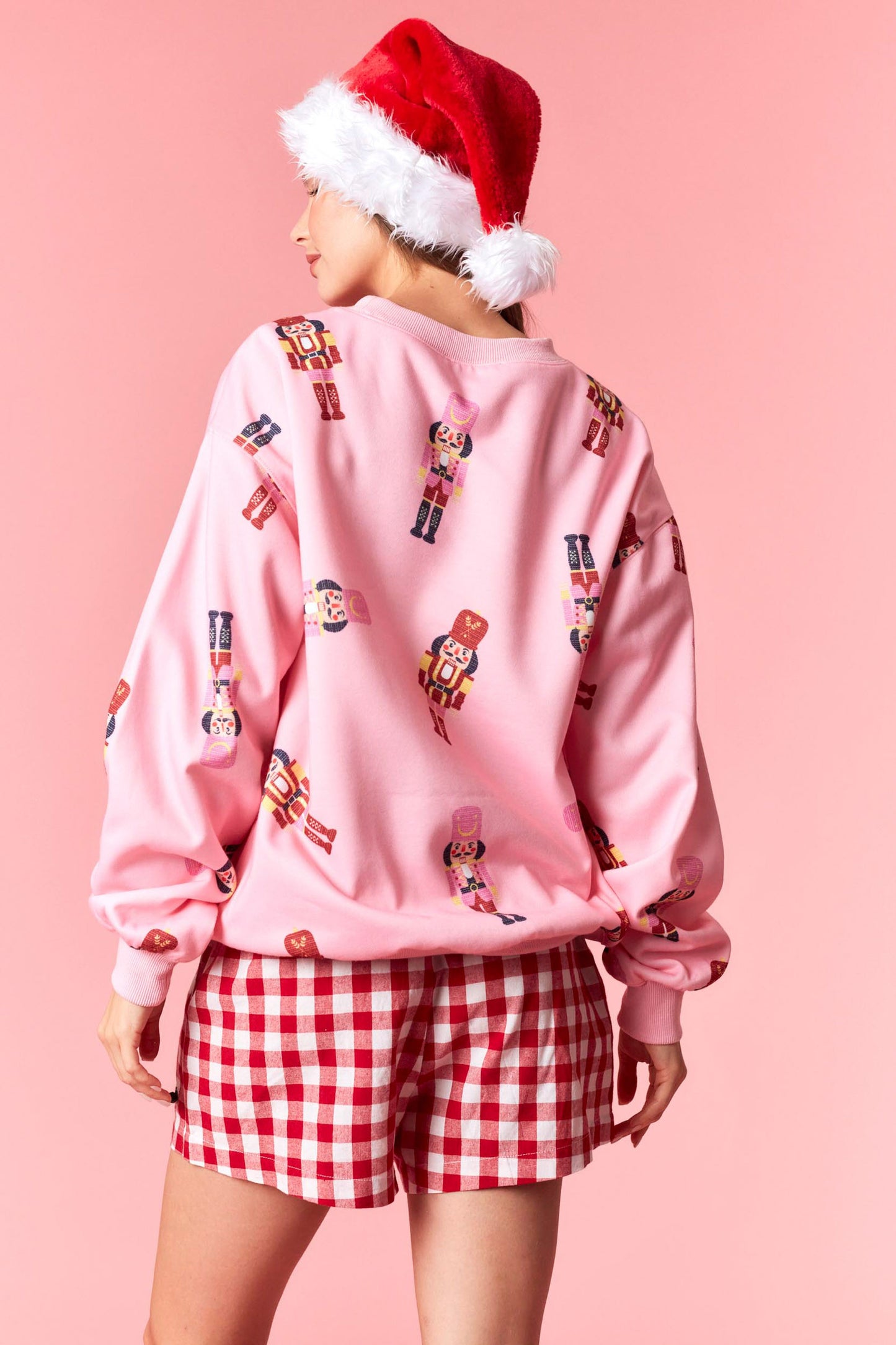 Pink Nutcracker Sweater