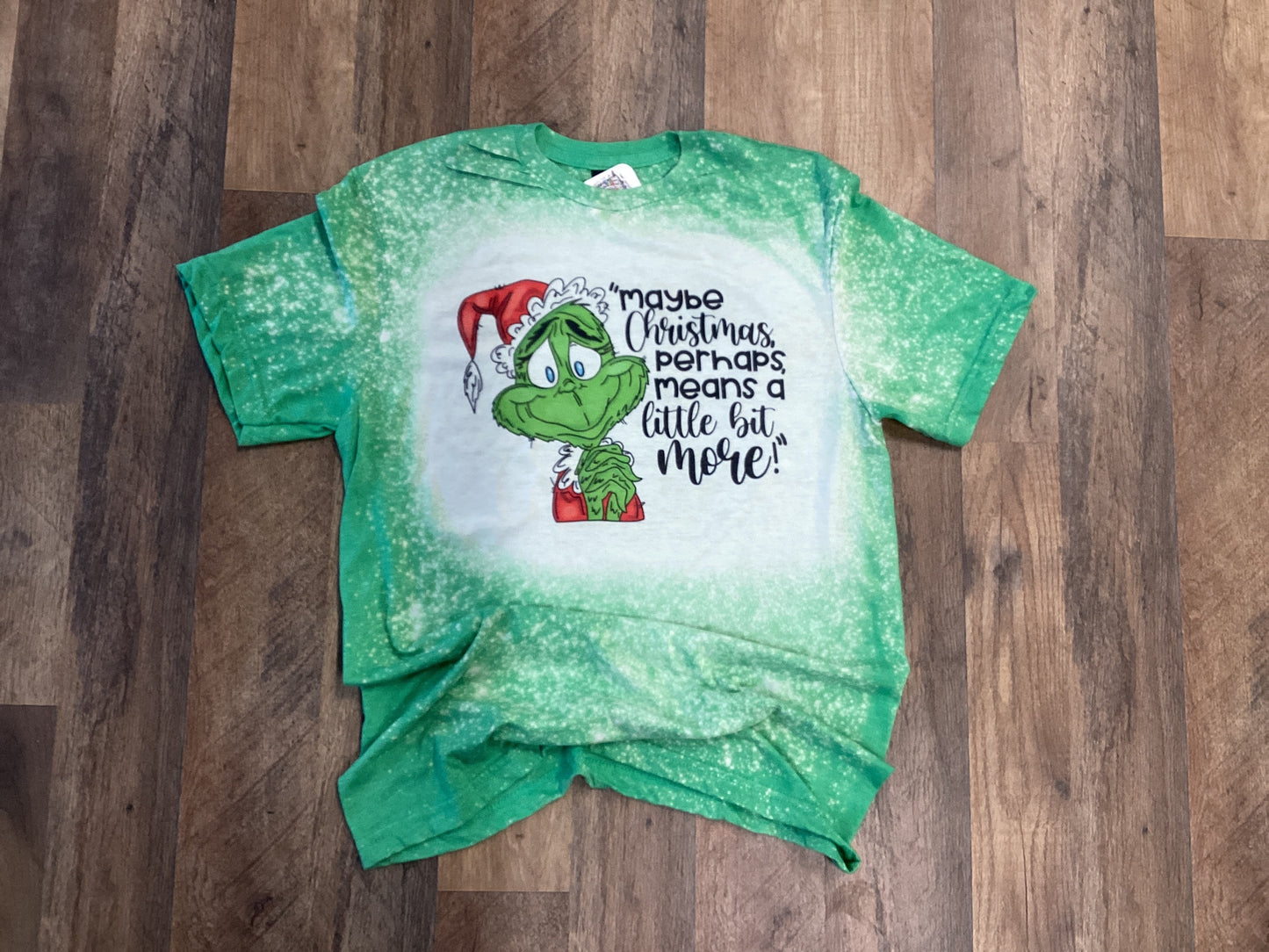 Maybe Christmas Bleached Tee