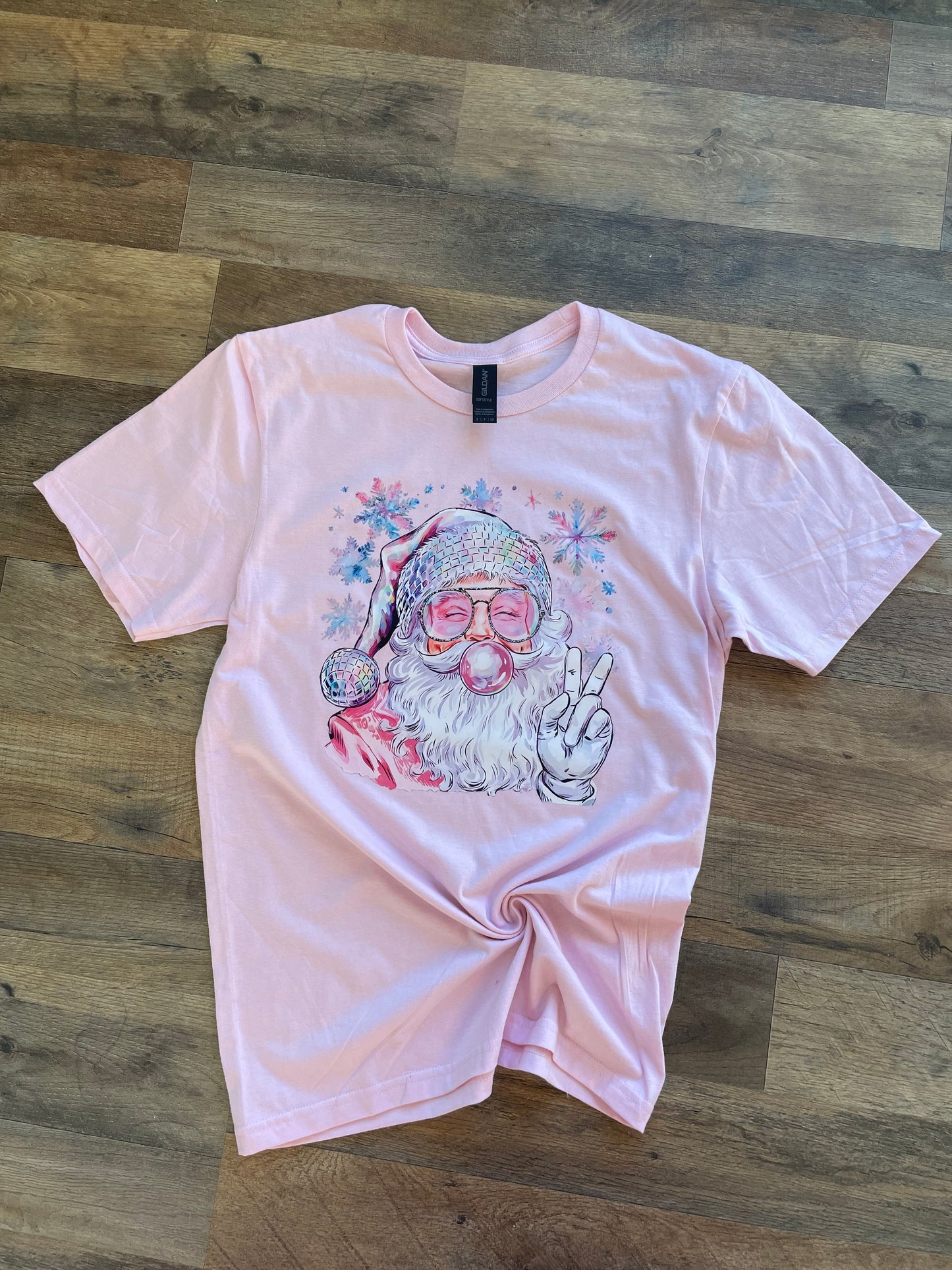 Pink Santa Tee