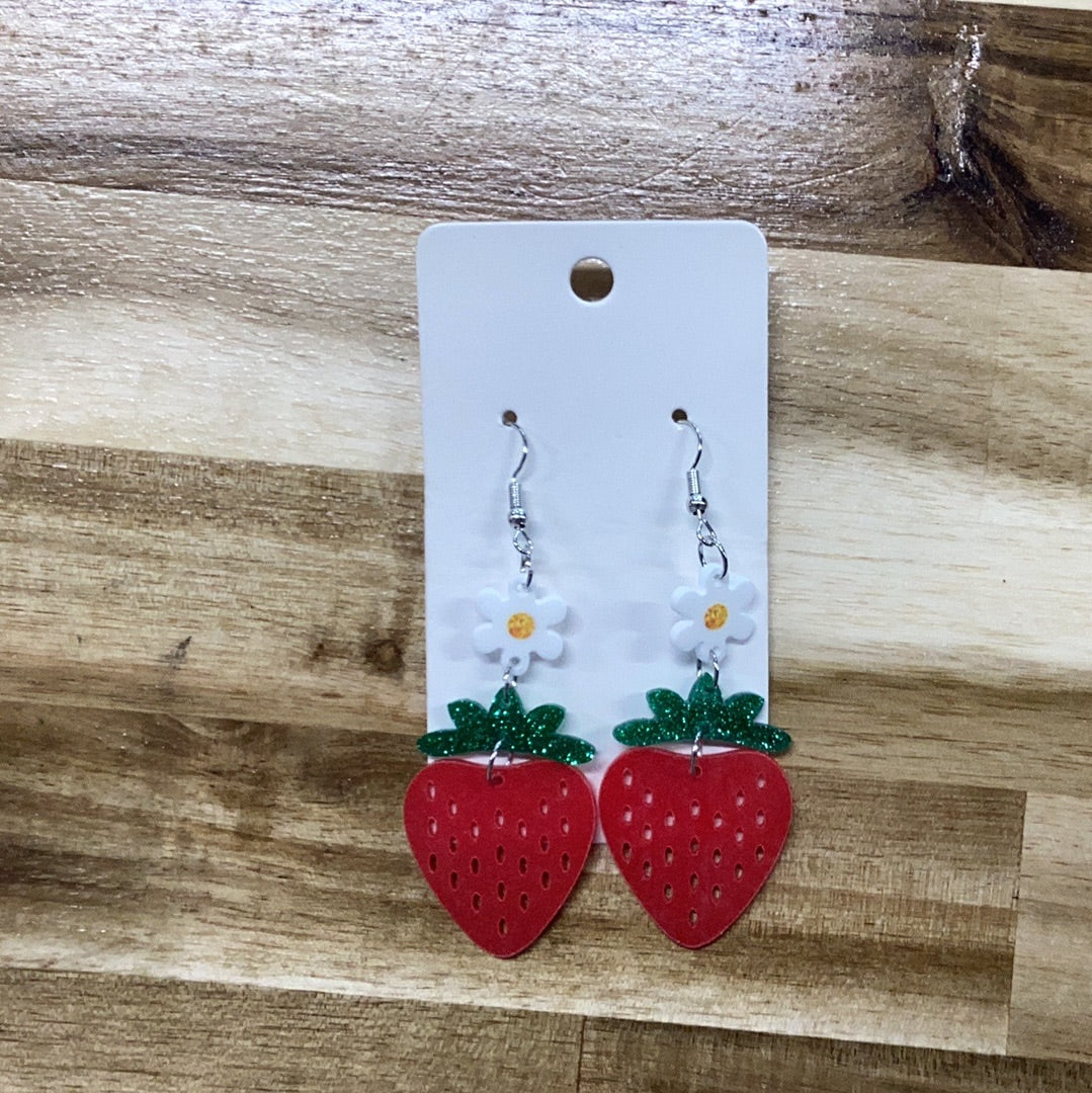 Strawberry earrings