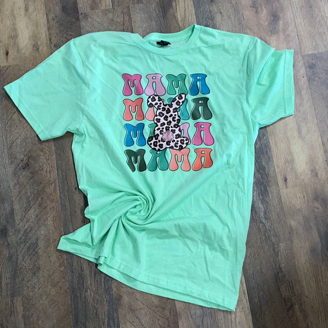 Mint Mama Bunny Tee