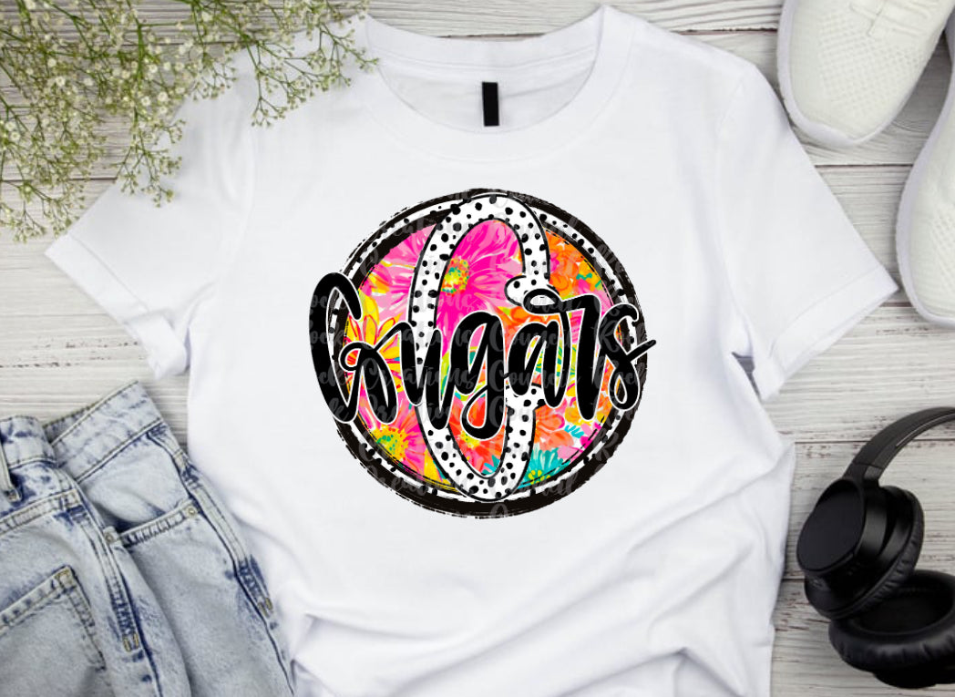 Bright Circle Cougars Tee