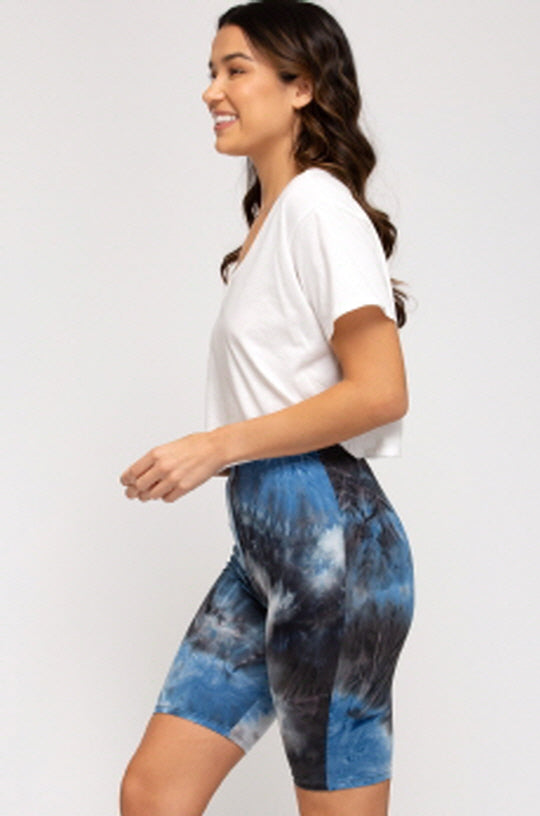 Blue Charcoal Tie-dyed Set