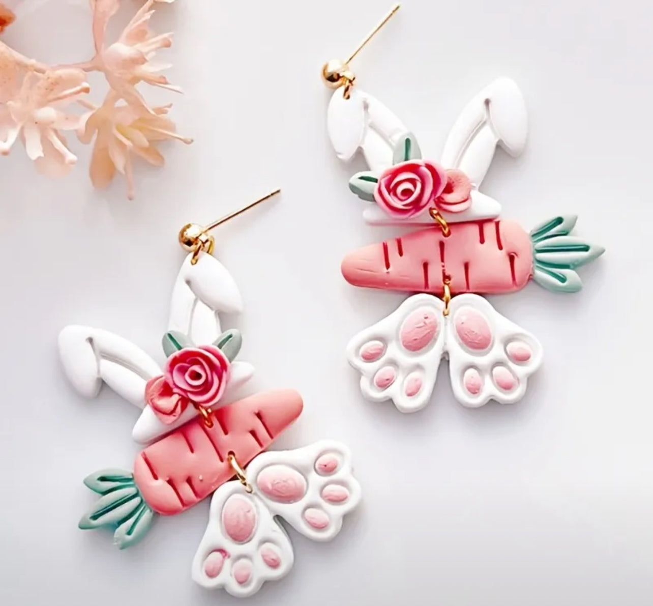 Bunny Carrot Earrings