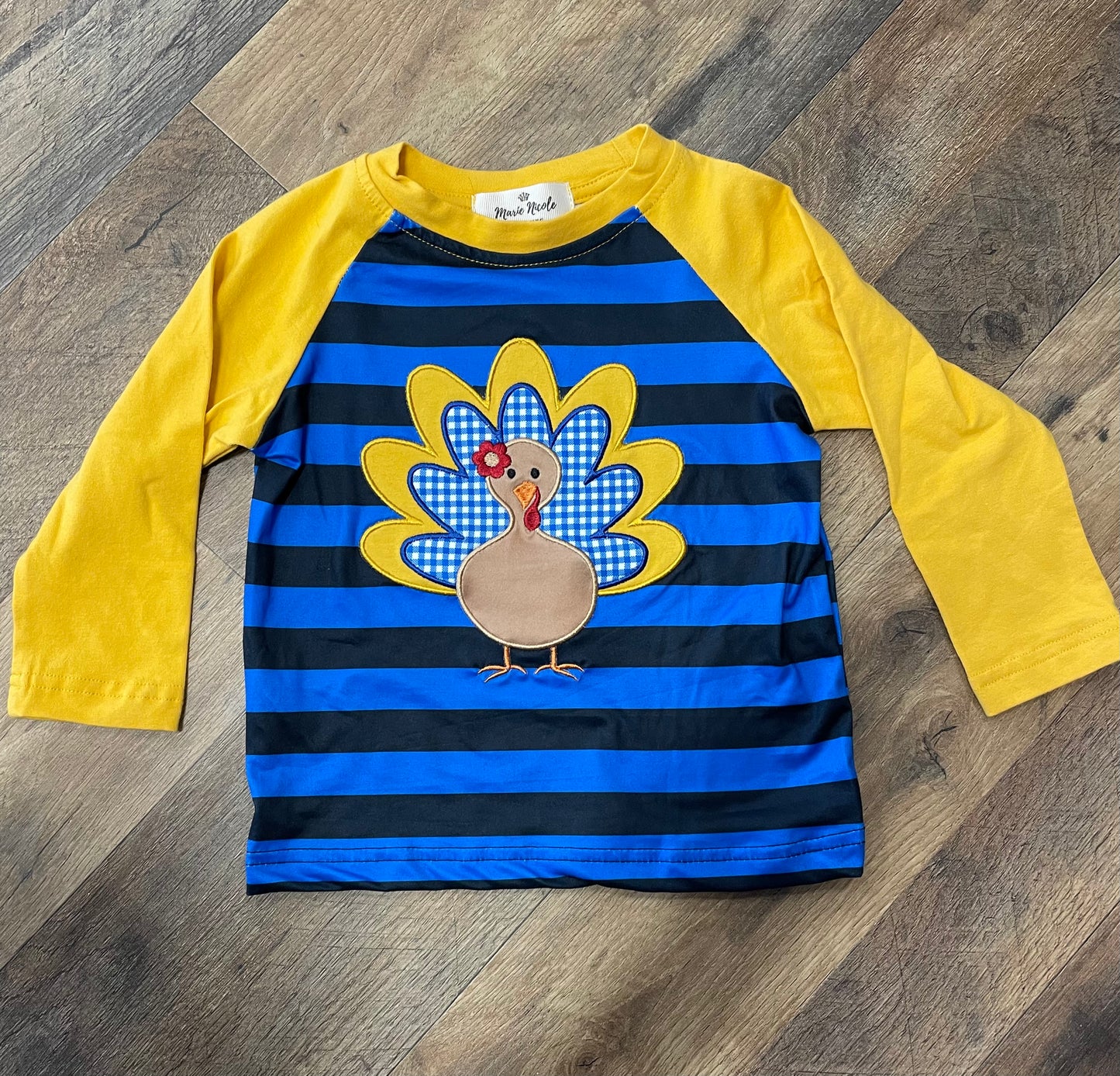 Blue And Yellow Turkey Shirt