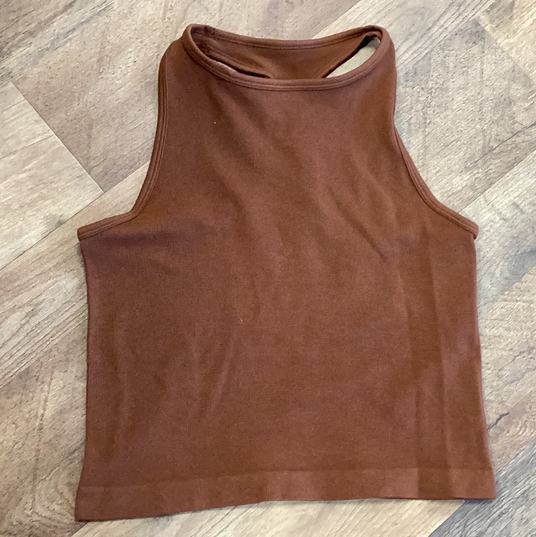 High neck tank top