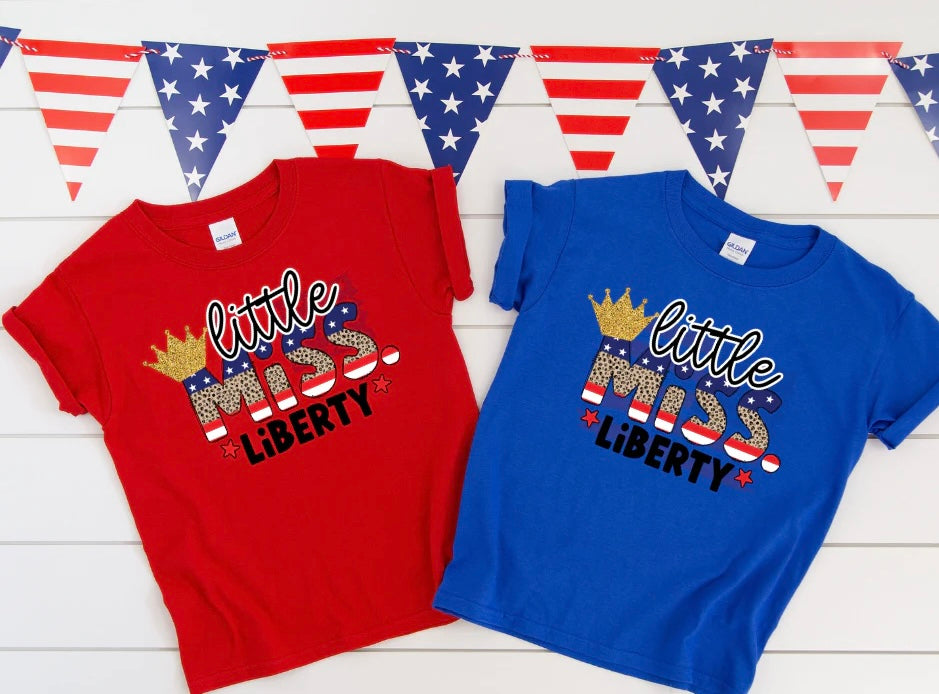 Little Miss. Independent Kids Clear Screen Print