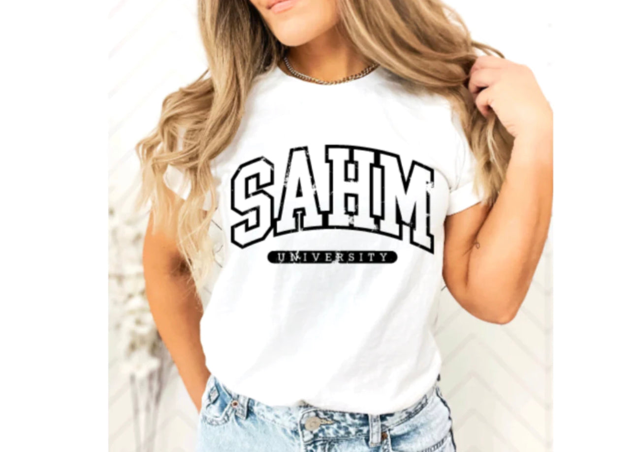 SAHM University Screen Print