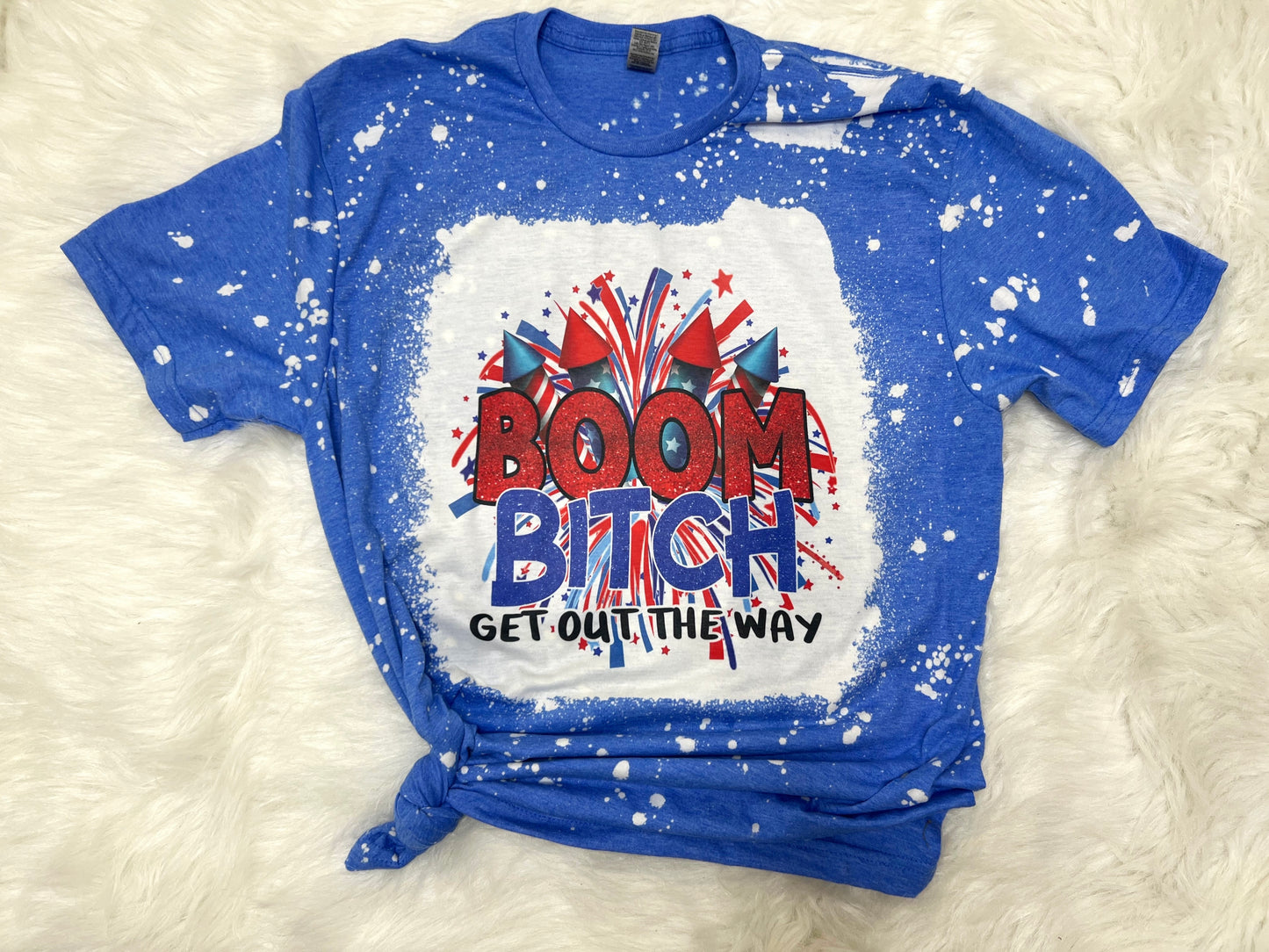 Boom Bleached Tee
