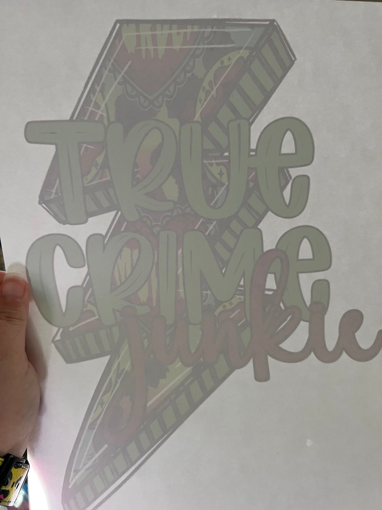 True Crime Screen Print