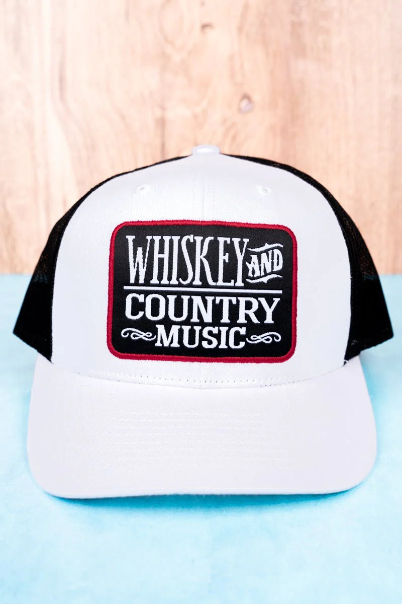 White Whiskey & Country Music Hat
