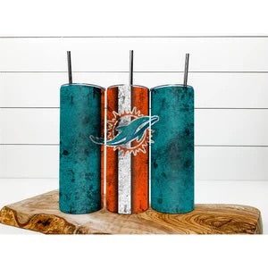 Red & White Dolphin Tumbler