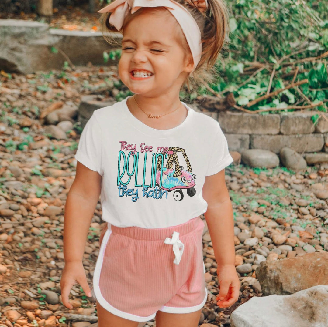 They See Me Rollin Kid Screen Print