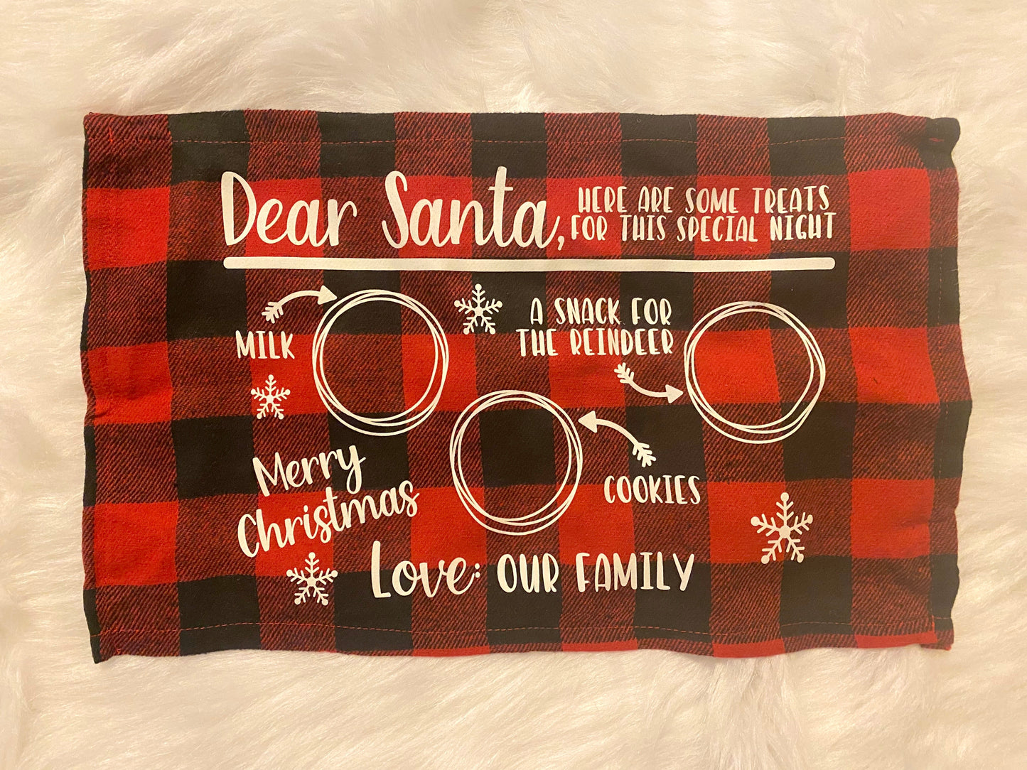 Santa Cookie Mat