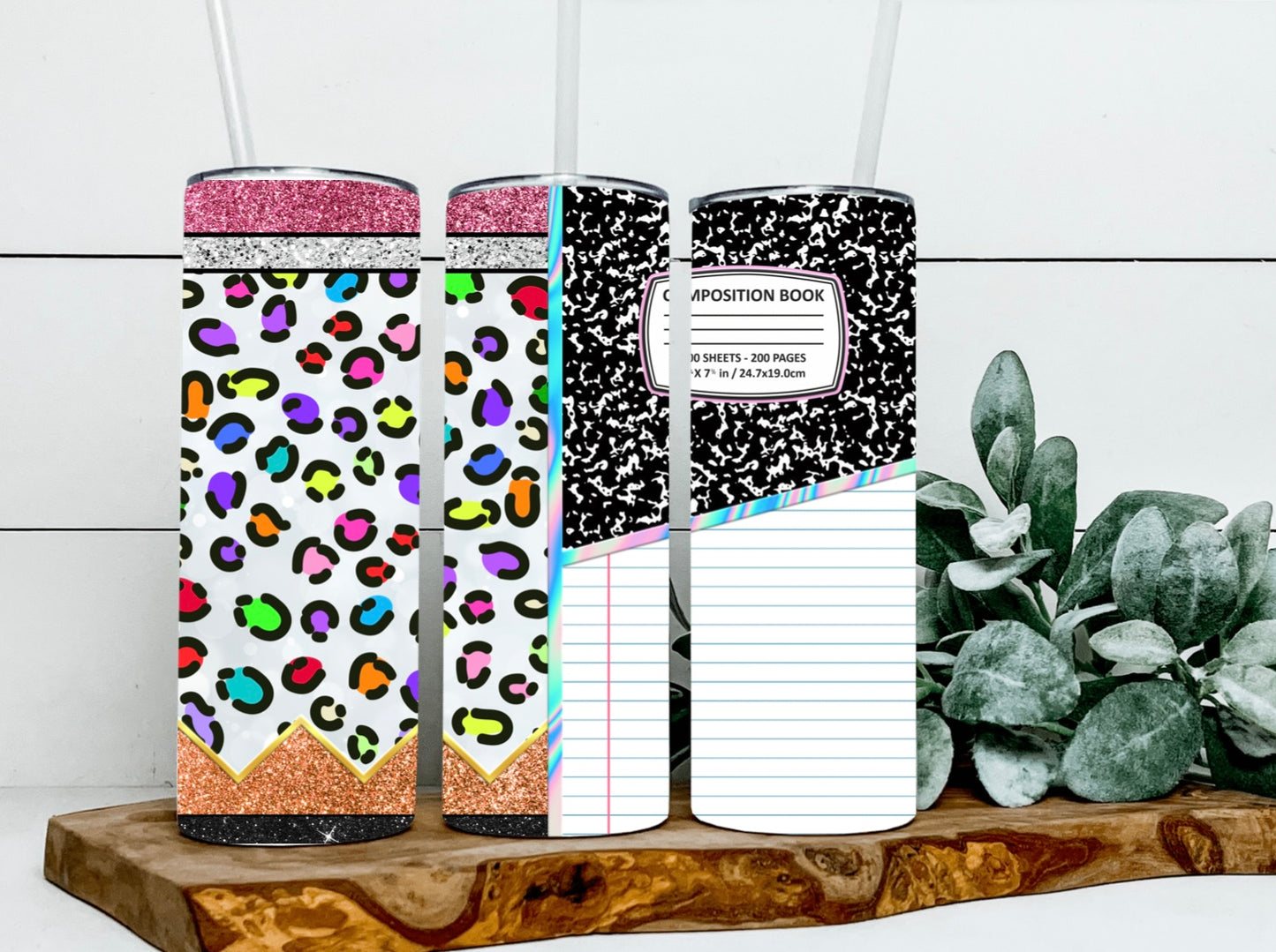 Pencil & Notebook Tumbler