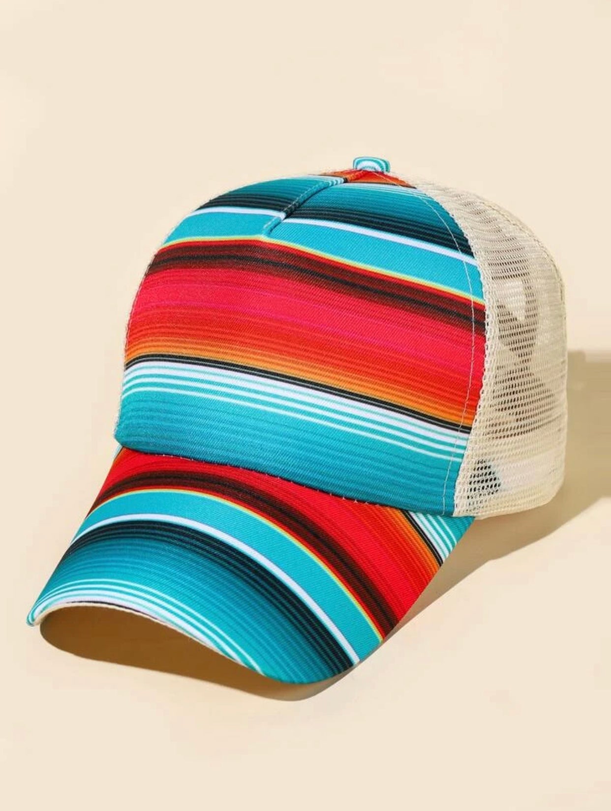 Serape Ponytail Hat