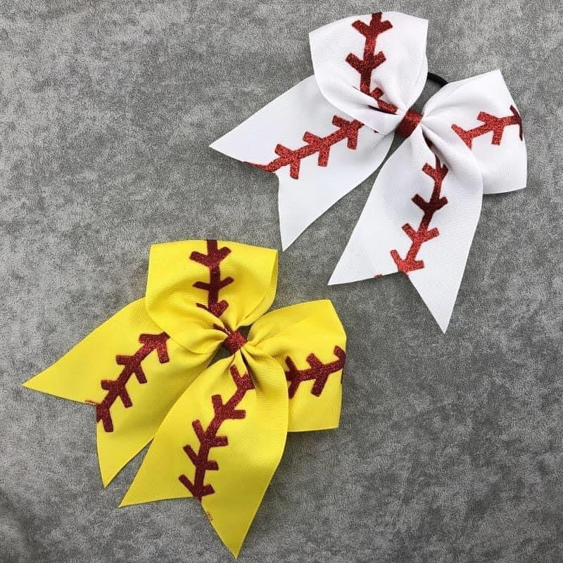 Softball/Baseball Hair Bow