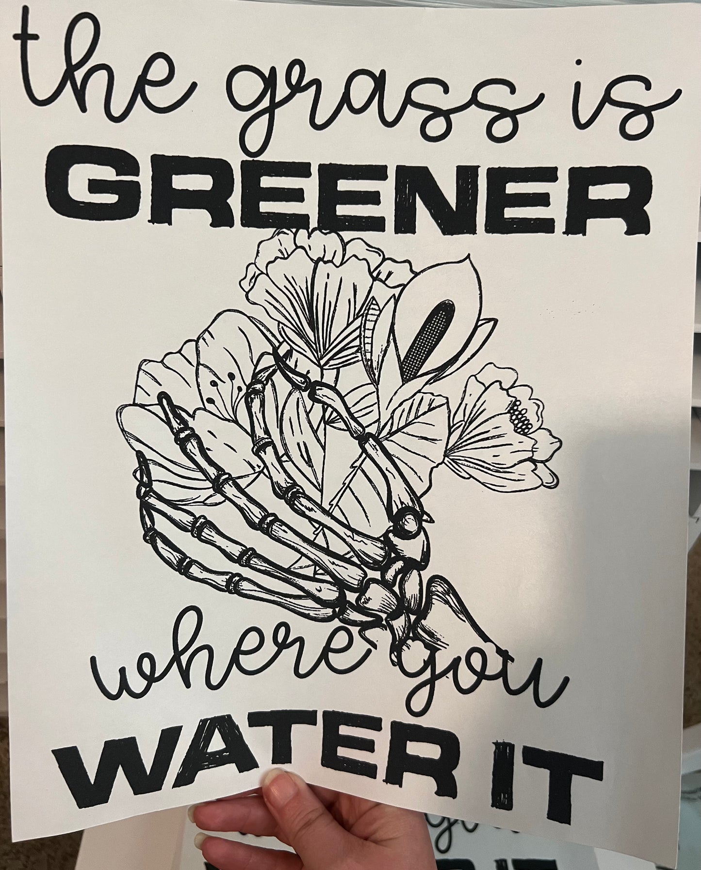 The Grass Is Greener Screen Print