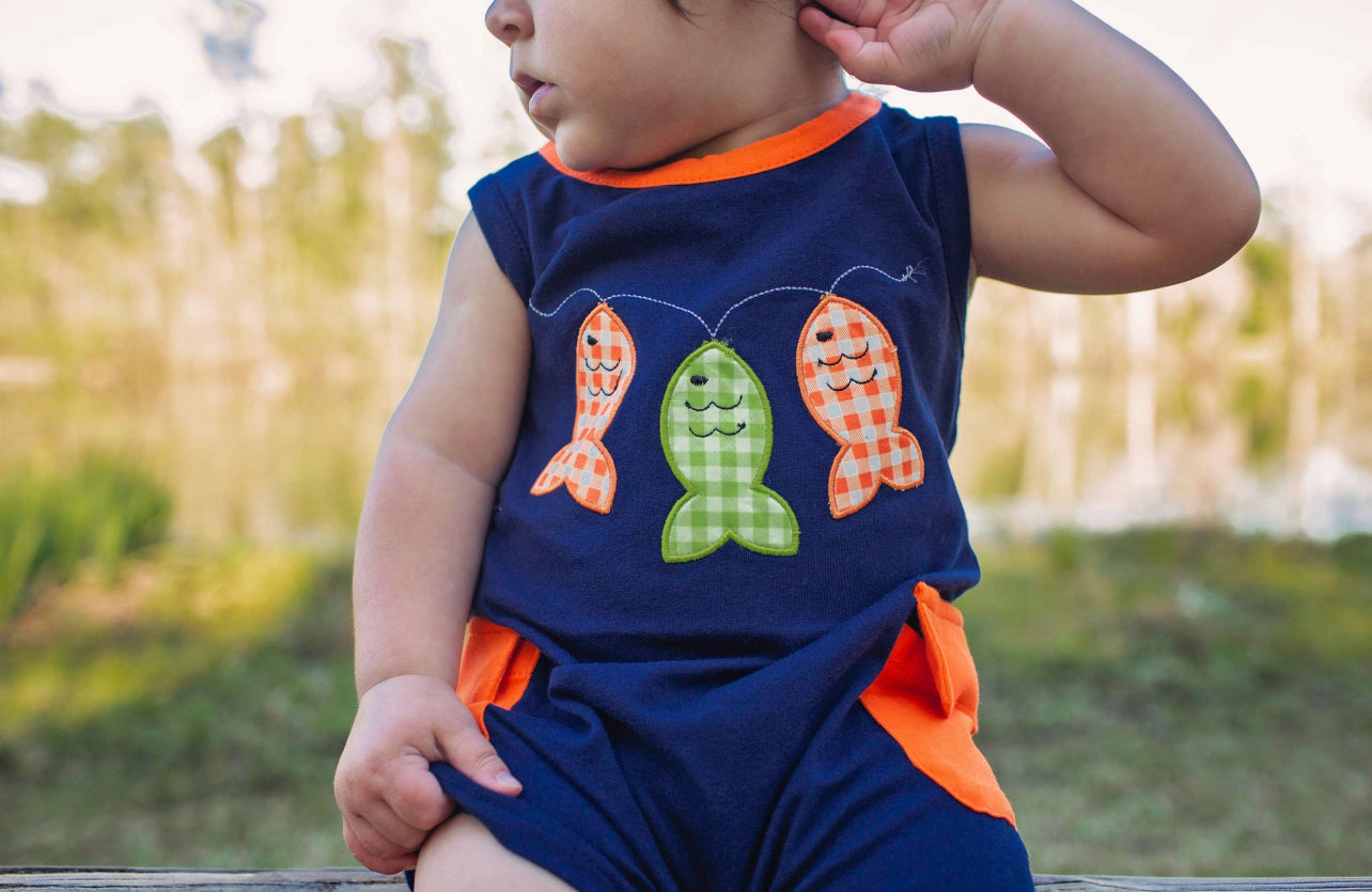 I'm A Catch Fishing Romper