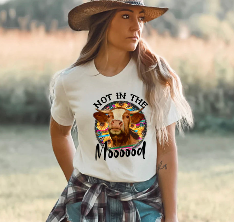 Not In The Mood Clear Screen Print