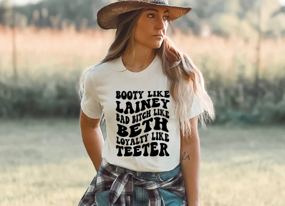 Booty Like Laney Screen Print