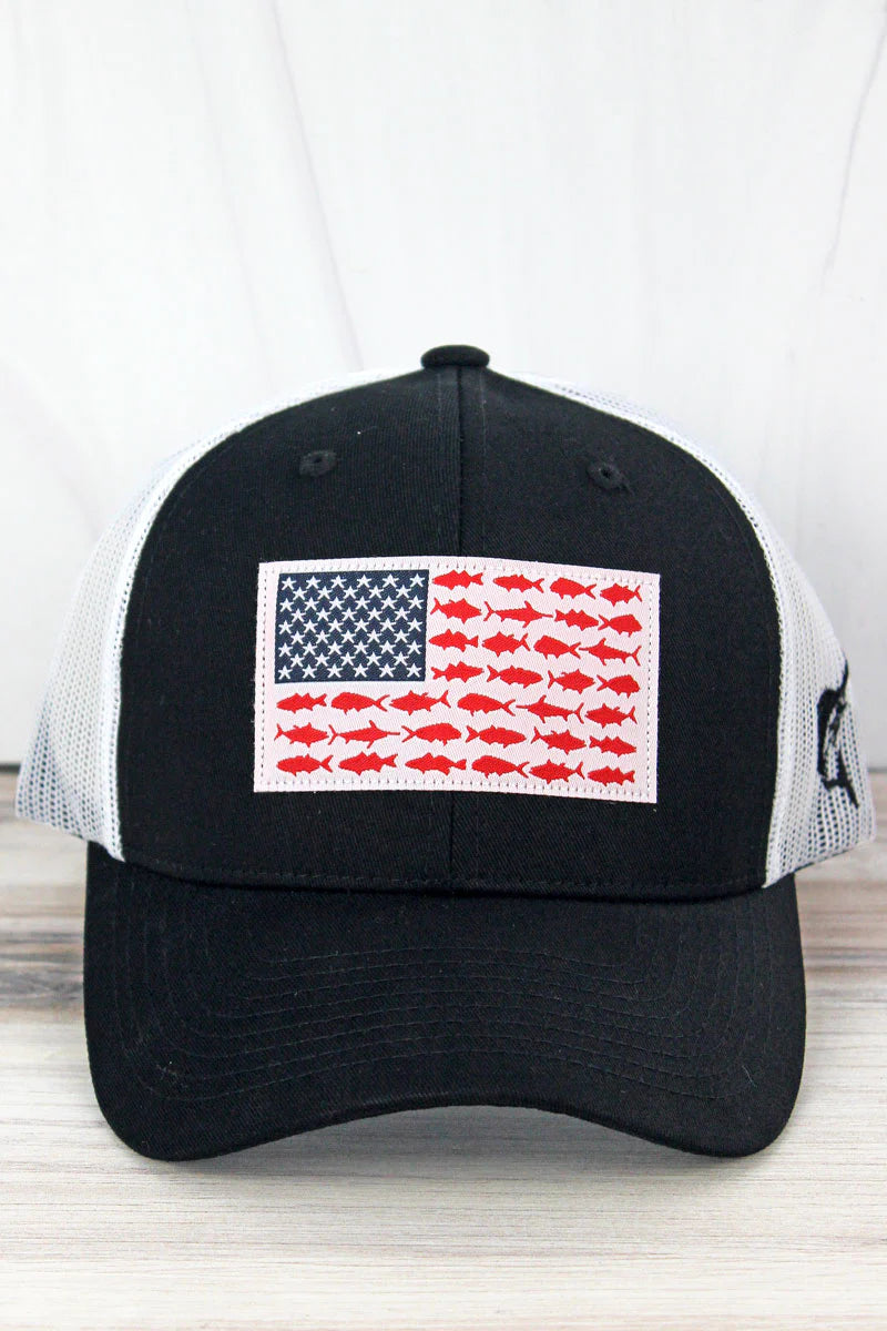 Black And White Flag Hat