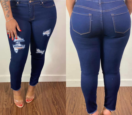 Trina Distressed Skinny Jeans