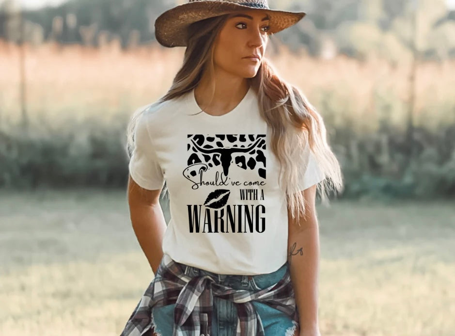 Warning Screen Print