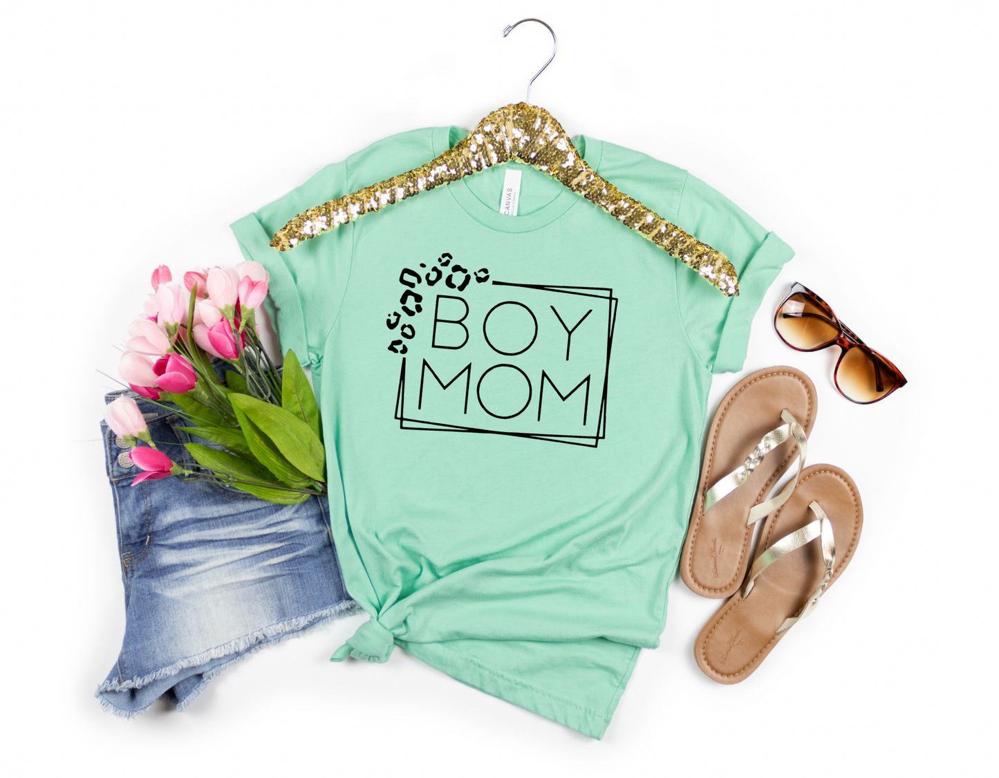 Boy Mom Sublimation Print