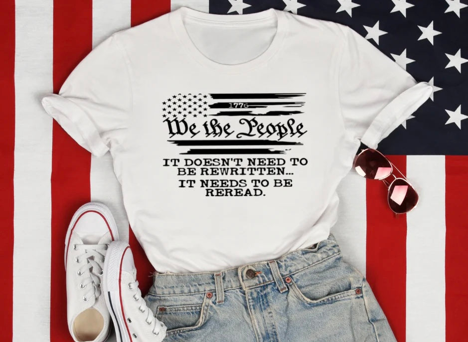 We The People Screen Print