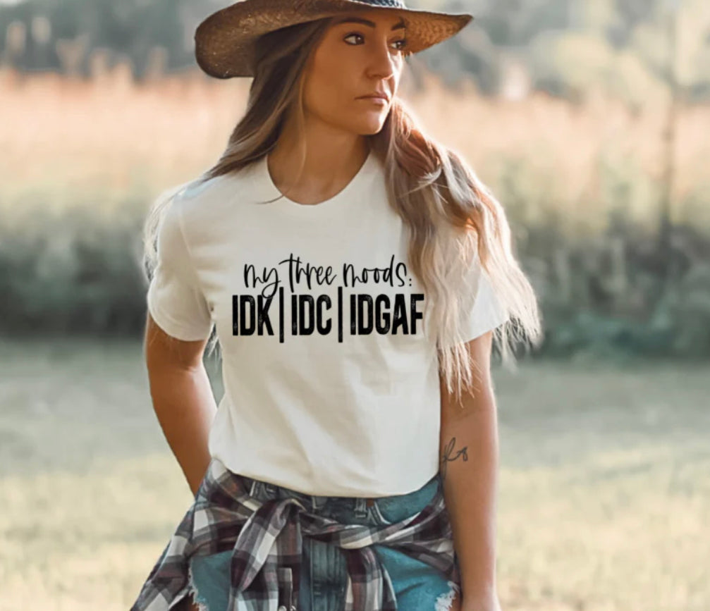 My Three Moods Screen Print