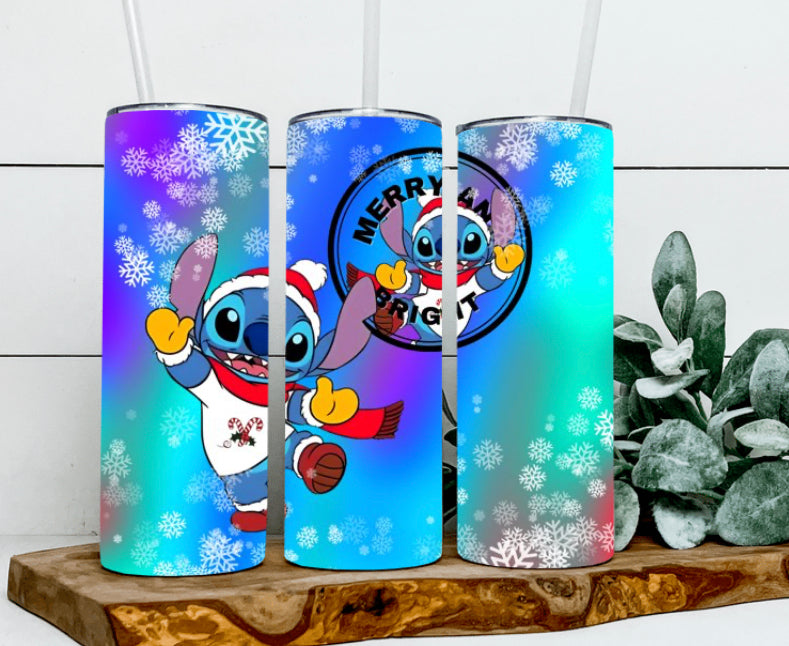 S Merry And Bright Tumbler