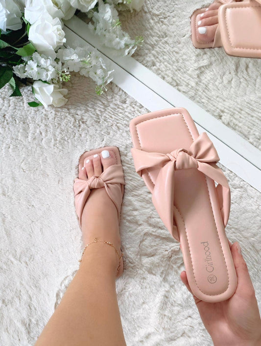 Pink Knot Sandals
