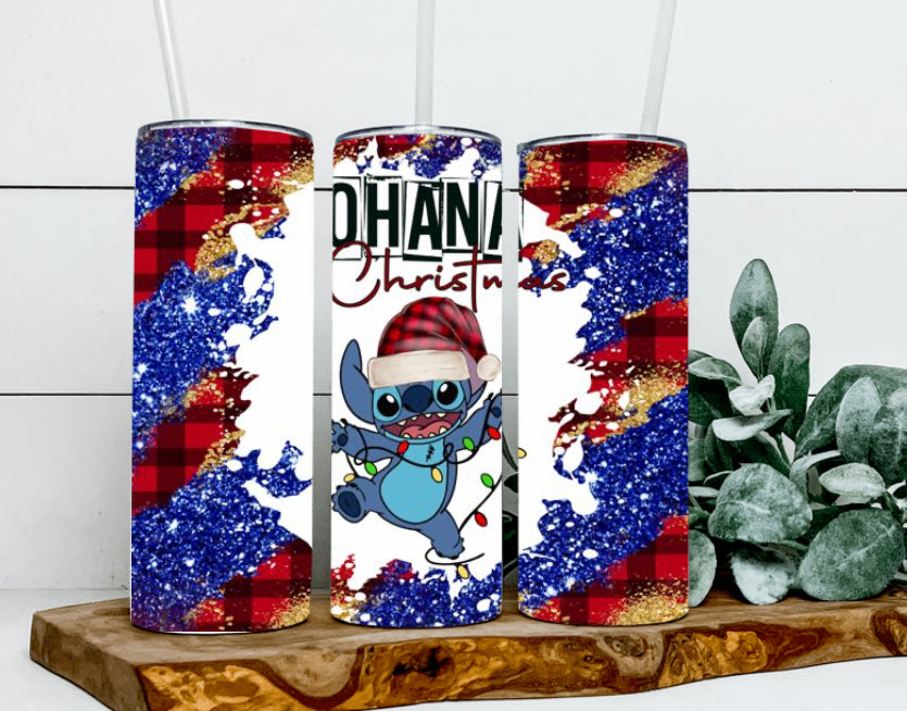 Ohana Christmas Tumbler