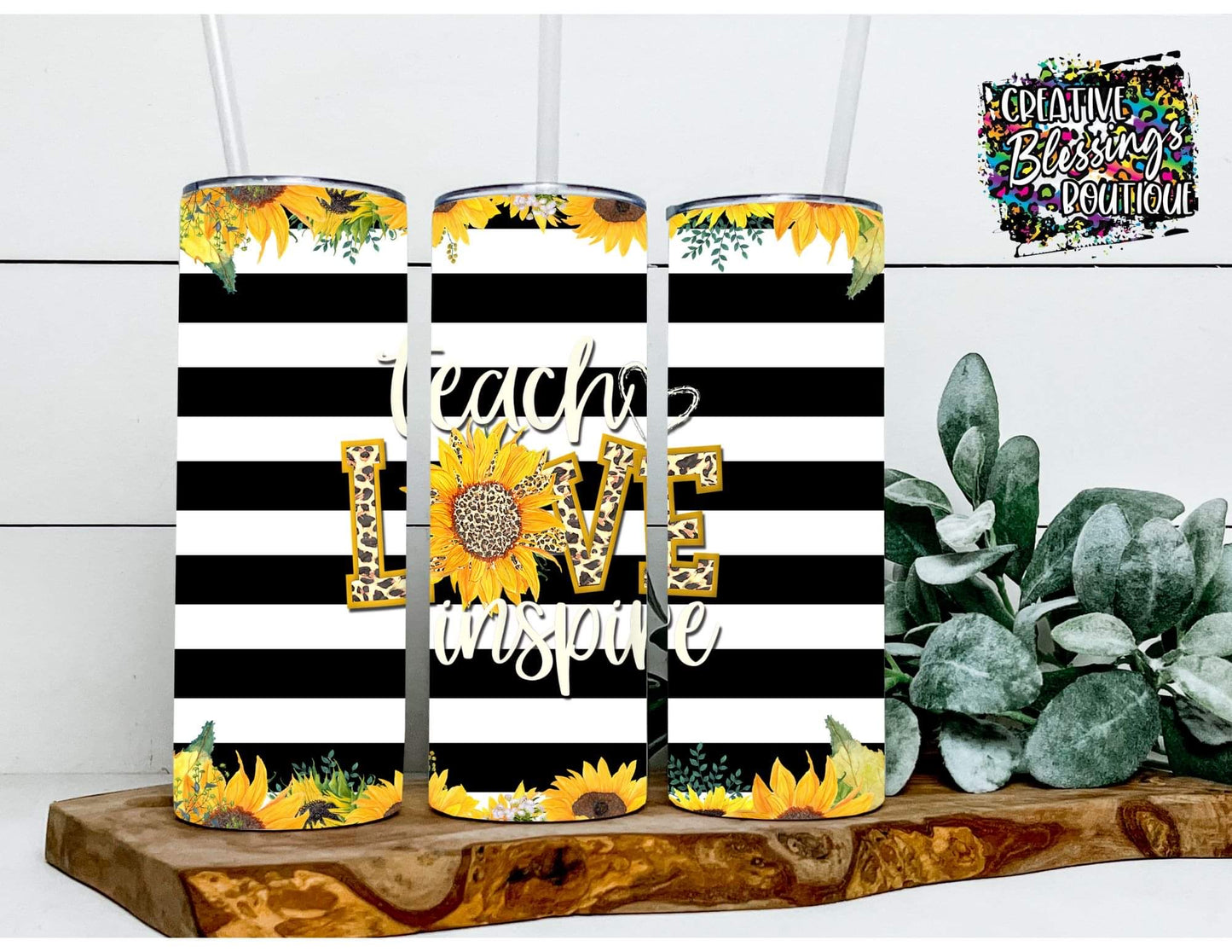 Teach Love Inspire Tumbler