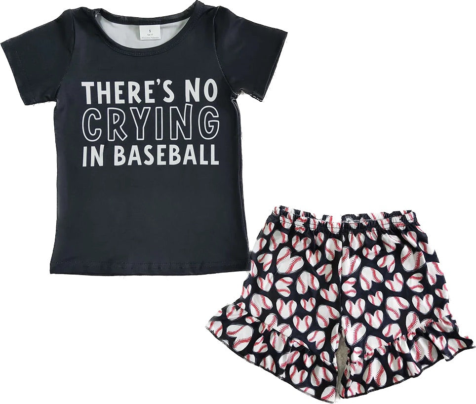 No Crying In Baseball Outfit