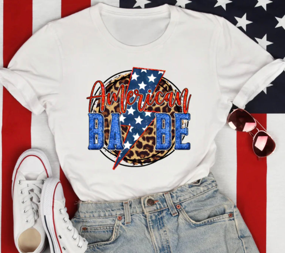 American Babe Screen Print