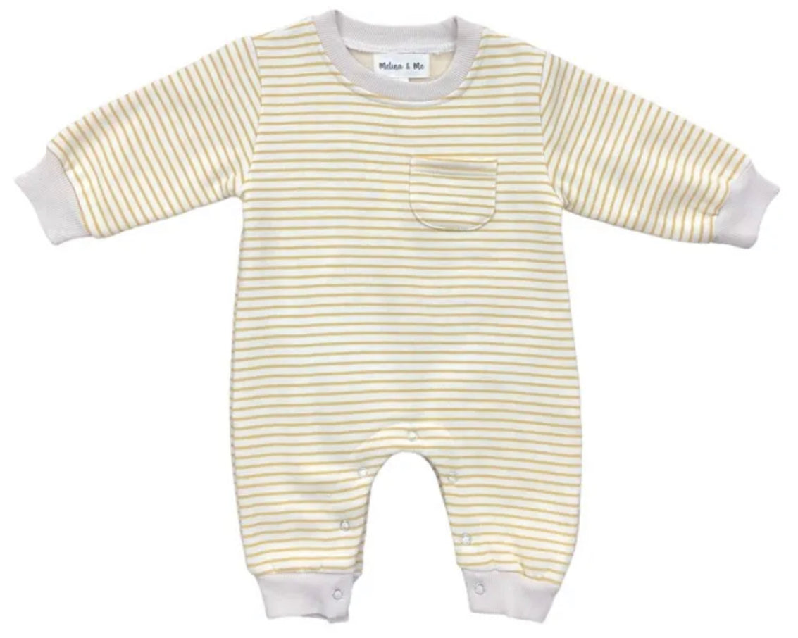 Marigold Striped Romper