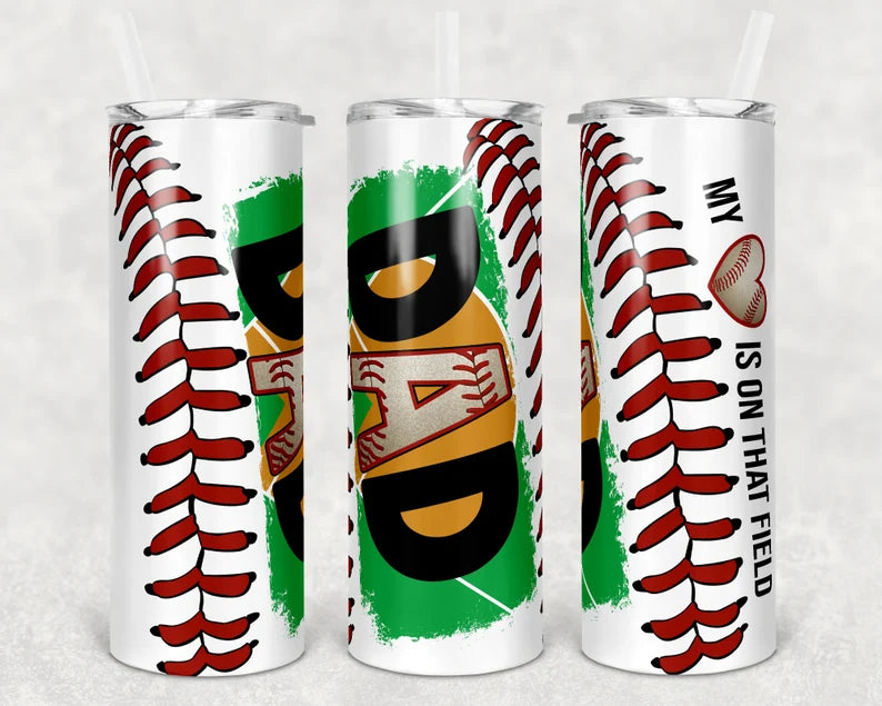 Baseball Dad Tumbler