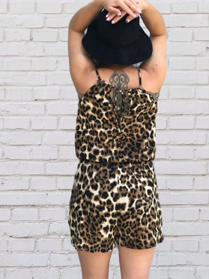 Leopard Romper