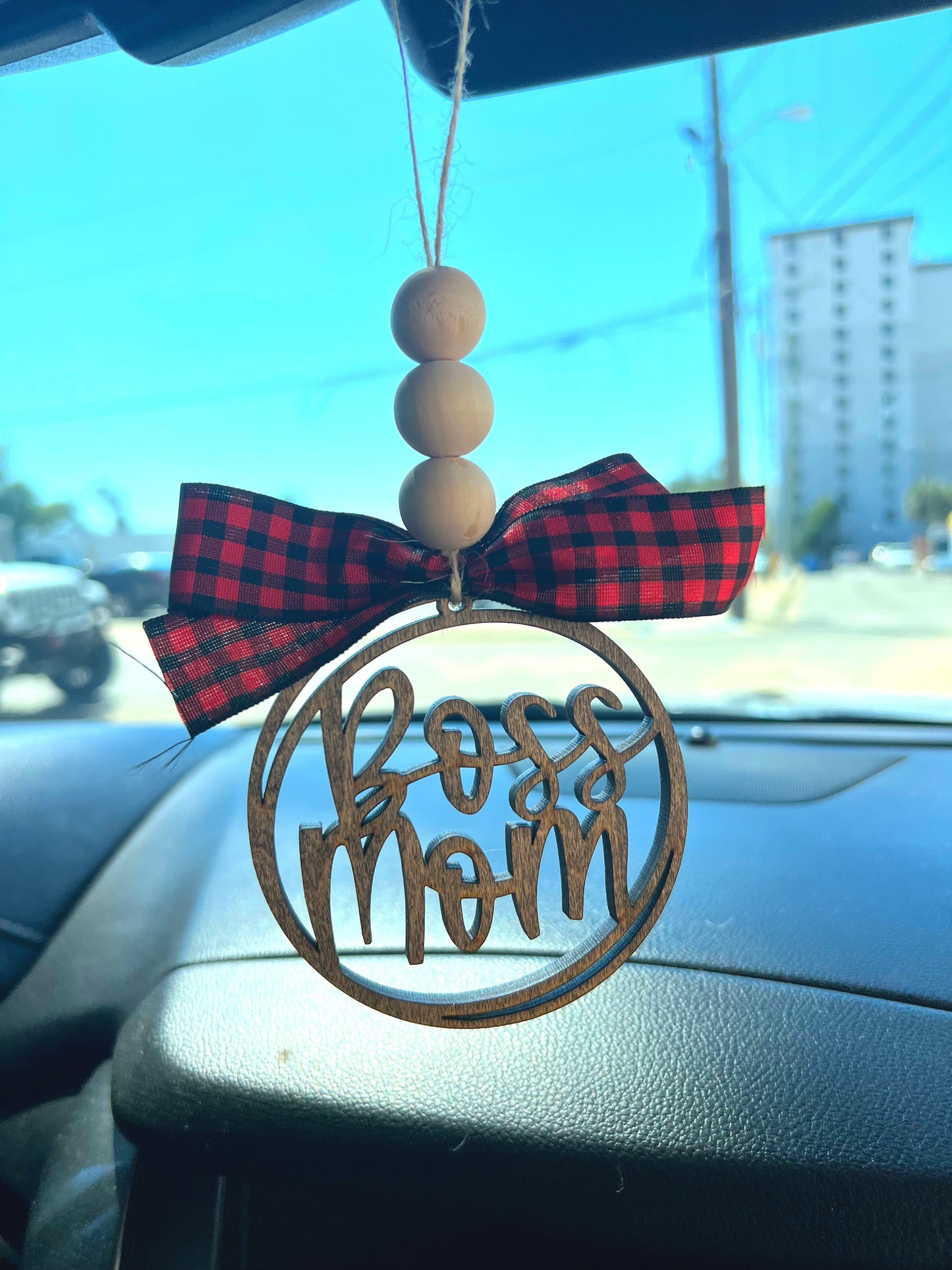 Boss Mom Car Charm