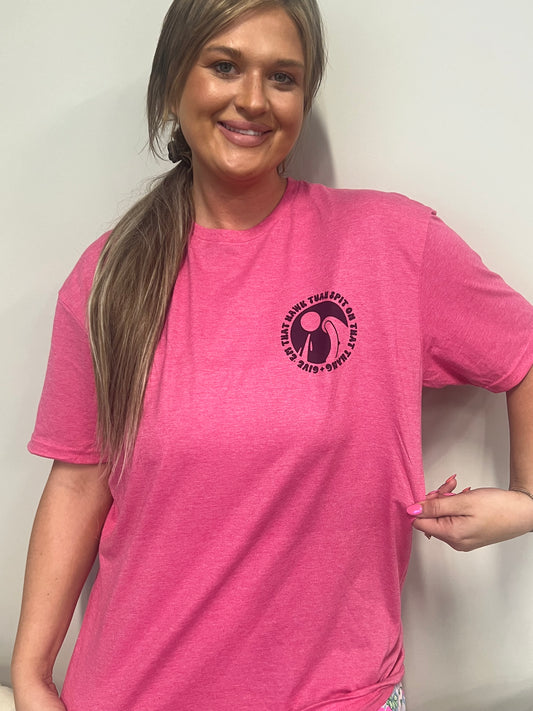 Pink Hawk Tuah Tee