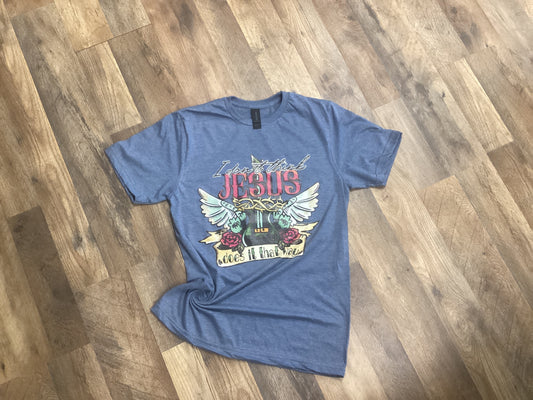 I Don’t Think Jesus tee