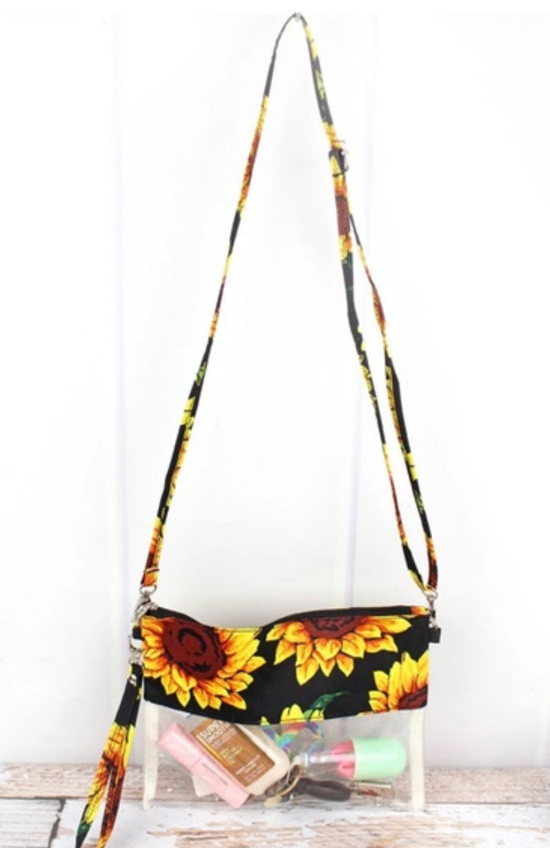 Sunflower Clear Purse