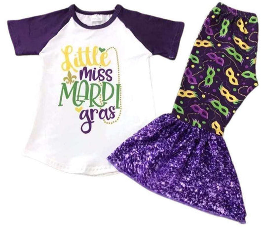 Little Miss Mardi Gras Outfit