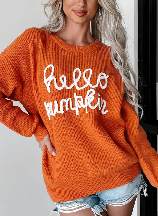 Hello Pumpkin Sweater